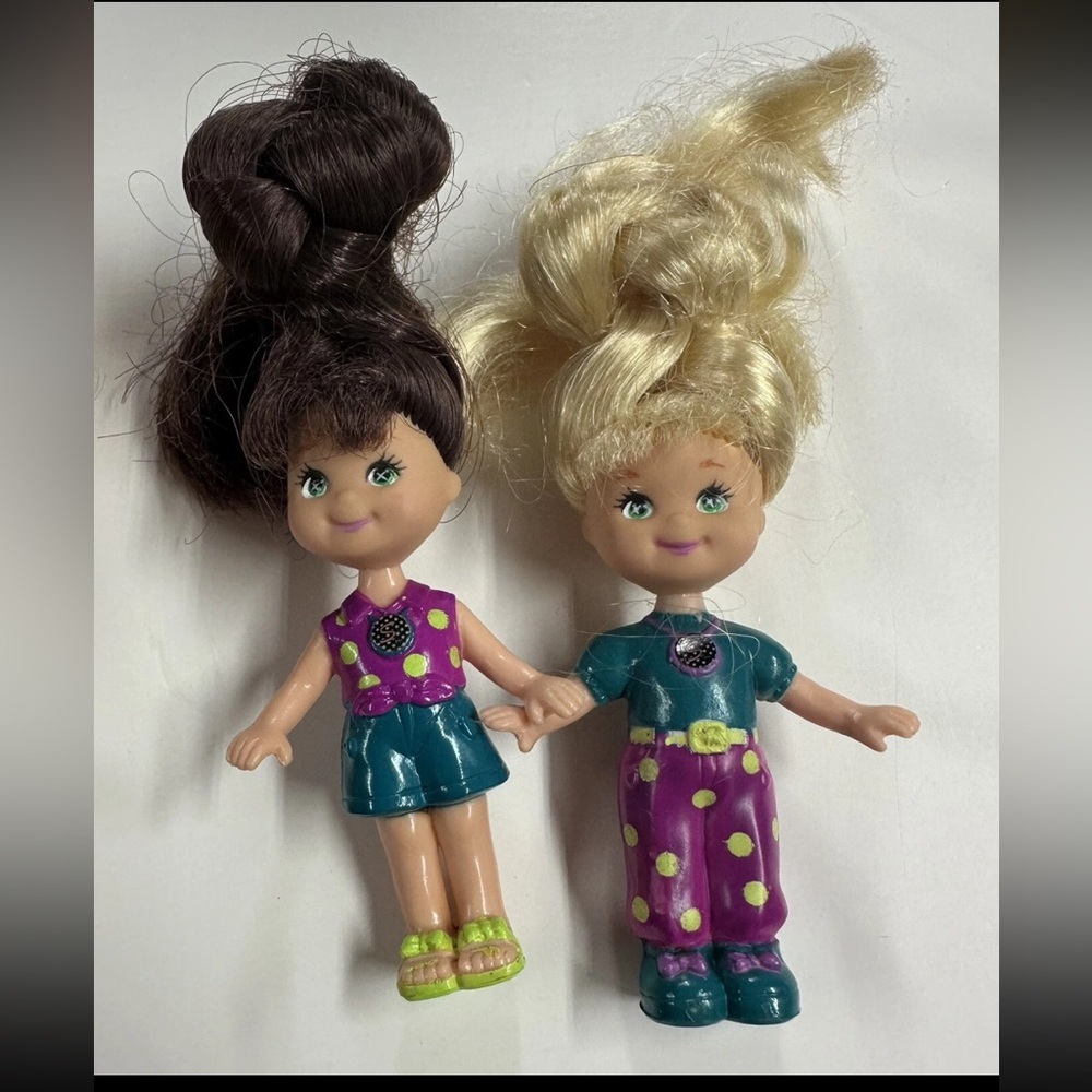 3 Matching Sets Of 1995 Mattel #69073 Lil Secrets Twosies Dolls! *Dolls Only* - Picture 8 of 10